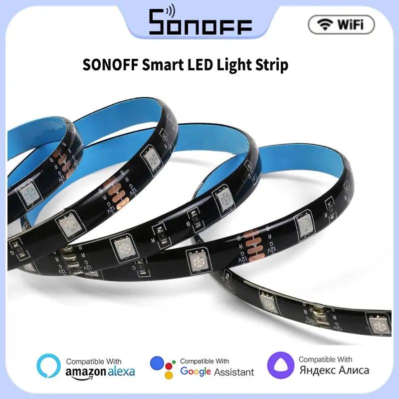 SONOFF-Ʈ LED Ʈ Ʈ,     WiFi  RGB Ʈ  Alexa Google Home EWELink  2m/5m